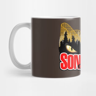 Kings Island Son of Beast Roller Coaster Mug